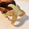 Gold Star Open Cuff Bracelet - Fashionable Ocean Style Jewelry