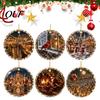 Hanging Ornament for Christmas Tree Landscape Scene Acrylic Holiday Decor, Decorative Special Gift Keepsake Party And Seasonal Home Decorations