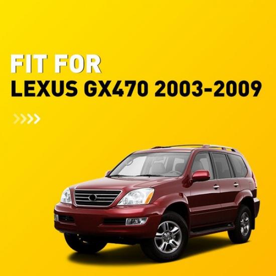 2Pcs For 2003-2009 Lexus GX470 Beige Tan Leather Seat Armrest Replacement Cover