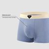 Męska Bielizna Bokserki Średnio Stan Elastyczny Pas Przewężenie U Kształt Krótkie Majtki Paski Nadruk Bielizna Codziennego Użytku Bielizna Nocna