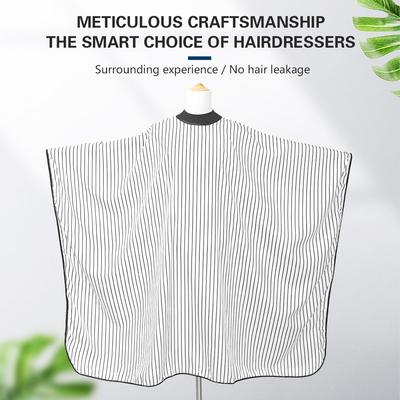 Stříhací houbový límec Kadeřník Holič Profesionální látka Kadeřnický vzor Zástěra Pláštěnka Antistatický Kadeřnický plášť Salon