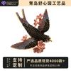 Medieval Style Court Retro High-End Bird-Sensing Animal Flower Versatile Enamel Design Fashion Trend Brooch Women