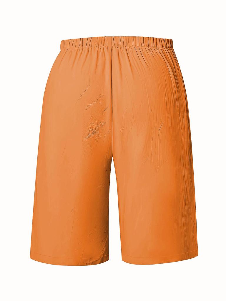 European & American Women's Mid-Length Solid Color Casual Fashion Pants