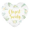 Heart Foil Balloon Holy Baptism 45cm | 127766