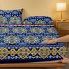 1 Bohemian Patterned Frosted Bedsheet, Bedroom Printed Bedspread, Bedding (Excluding Pillowcases)