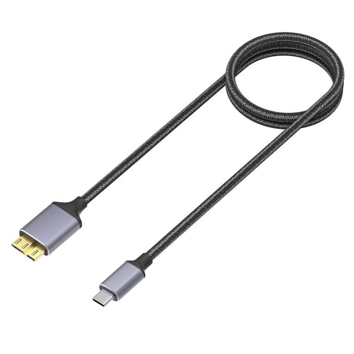 USB-C auf Micro USB 3.0 Kabel 1 Meter für Externe Festplatte Kamera Computer
