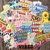 Motivational Cartoon Text Waterproof Sticker for Car, Tablet, Phone, or DIY Decoration.