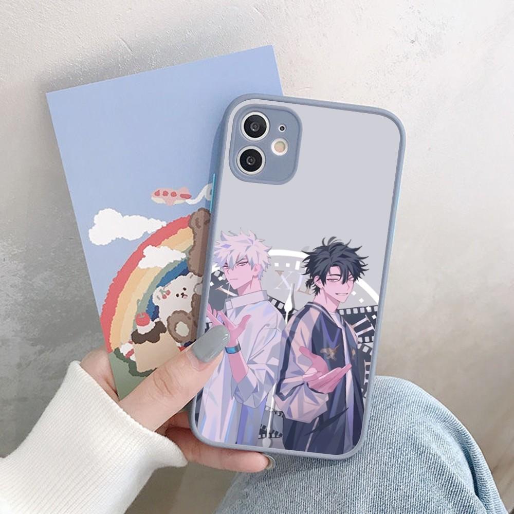 Anime Link Click Time Agent Phone Case for iPhone 14 11 12 13 Mini Pro Max 8 7 Plus X XR XS MAX Translucent Matte Cover