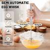 Upgraded Egg Whisk Hand Push Semi Automatic Whisk Durable Rotary Whisk Blender  Baking