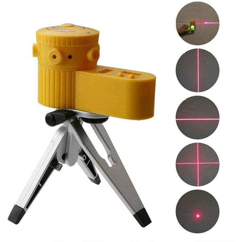 Multi-function Laser Level Gauge Ruler High-Precision Spirit Laser Level for Home & Professional Use Inclinometer Measuring Tool