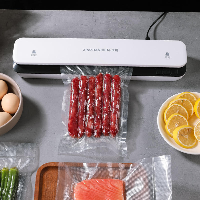 Automatická elektrická zástrčka EU Vacuum Sealer pro domácnost Vacuum Sealer uzavírací přenosný balicí stroj Univerzální pro mokré suché potraviny
