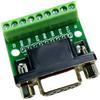 DB9 Male-to-Female Screw Terminal Block 9-Pin RS232/RS485 Converter