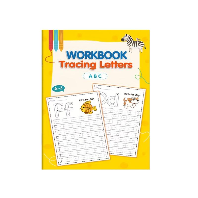 Нетоксичная книга для практики алфавита для детей Творческие цветовые задания Навыки письма Подарок Letter