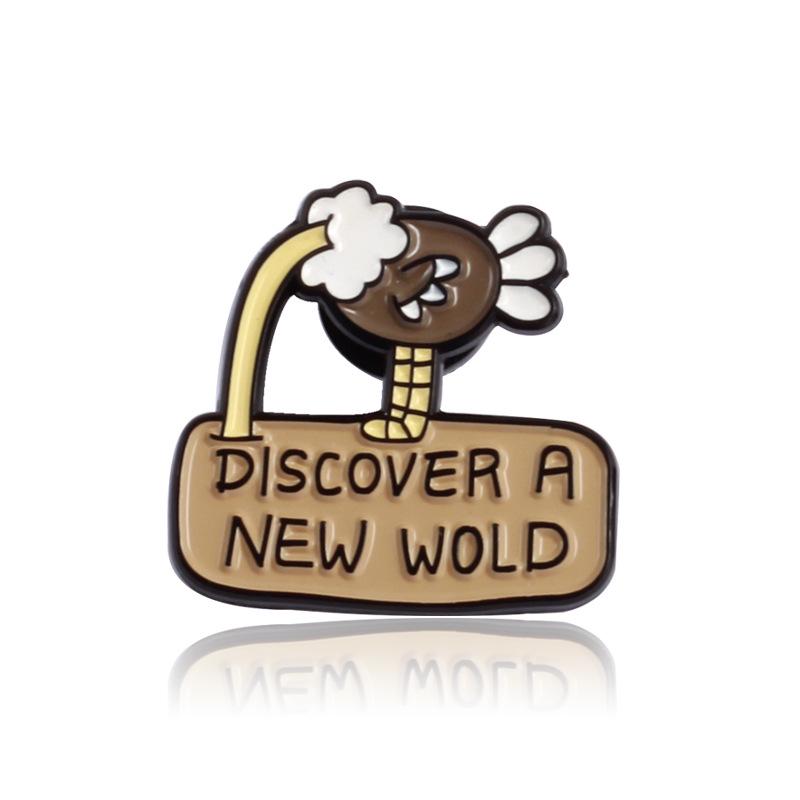 Discover the World of Animals: Fast-Running Ostrich Brooch