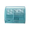 Metal Mesh Desk Organizer Multi-functional Desktop Office Organizer  Stationery Supplies
