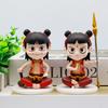 Pvc Nezha Mythical Figurines Collection For Desktop Decor And Playroom Display