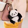 Animal Panda Plush Keyring Simulated Panda Plush Pendant Funny Panda Plush Keychain  Unisex