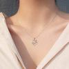 Huitan Creative Girl and Horse Friendship Necklace for Women Human Animal Love Pendant Necklaces Anniversary Gift Trendy Jewelry