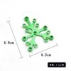 20pcs Small Particle Construction Block Parts Forest Plants Branch Large Leaf Trees Leaves Works With featuring Lego 2417 DO IT YOURSELF Playthings