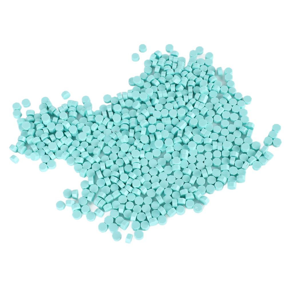 Sealing Wax Beads Pure Color Odourless Smokeless Portable Quick Dry Wax Stamp Beads for Envelope Cards Invitations