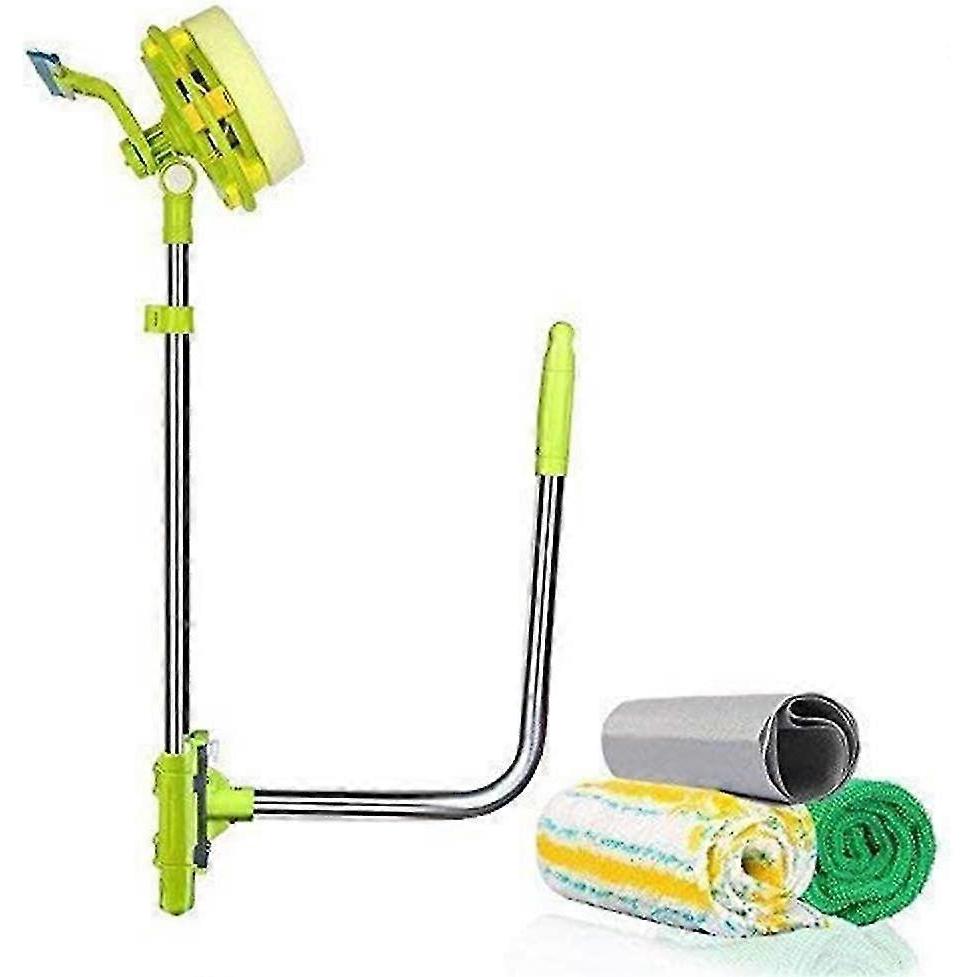 Telescopic Window Cleaner - U-shaped Squeegee - Easy Reach