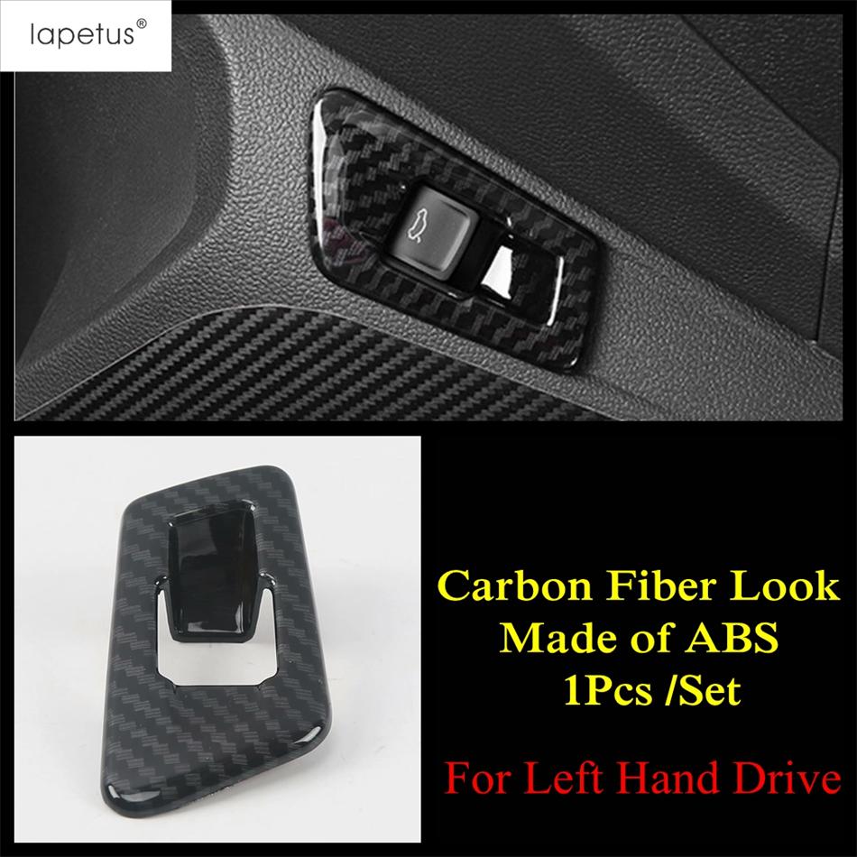 Rear Trunk Tail Gate Door Switch Control Button Decoration Frame Cover Trim Accessories For Volkswagen T-Roc T Roc 2018 - 2025