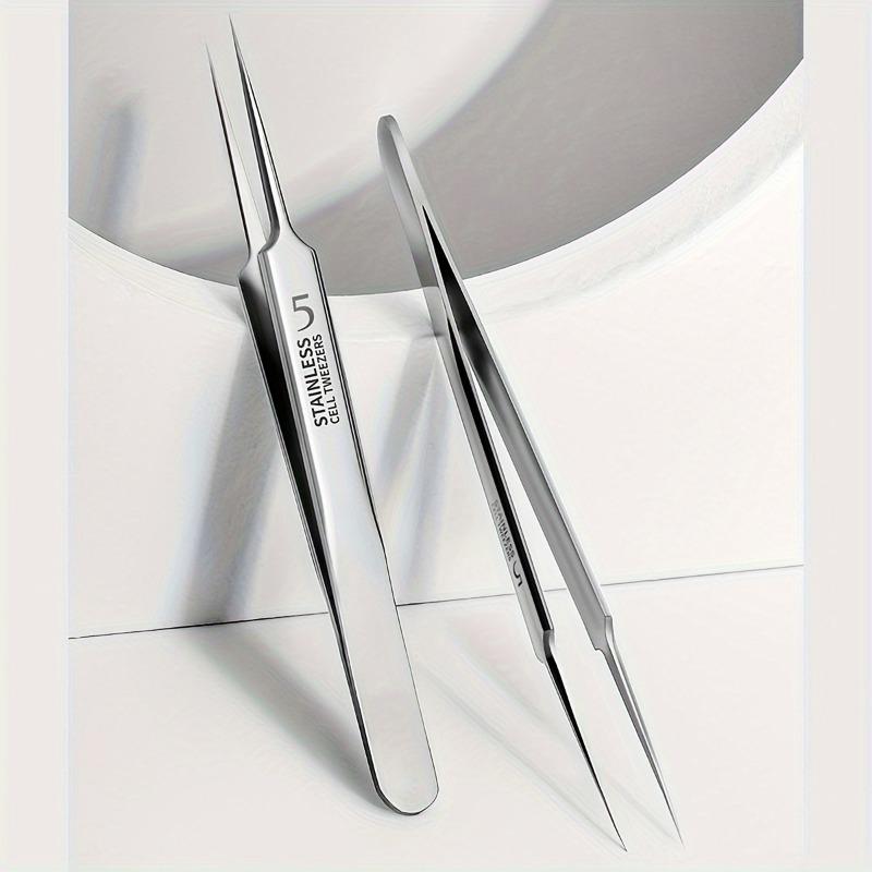 Ultra-fine Cell Pimples Blackhead Clip Tweezers Beauty Salon Remover Acne Needle Blackhead Deep Cleaner Clip Face Skin Care Tool