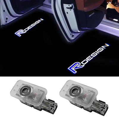 2PCs Car Door Light LED Welcome Laser Projector Logo Lamp Backlight For Rdesign Polestar AWD V50 S60 XC60 S40 XC40 XC90 V6