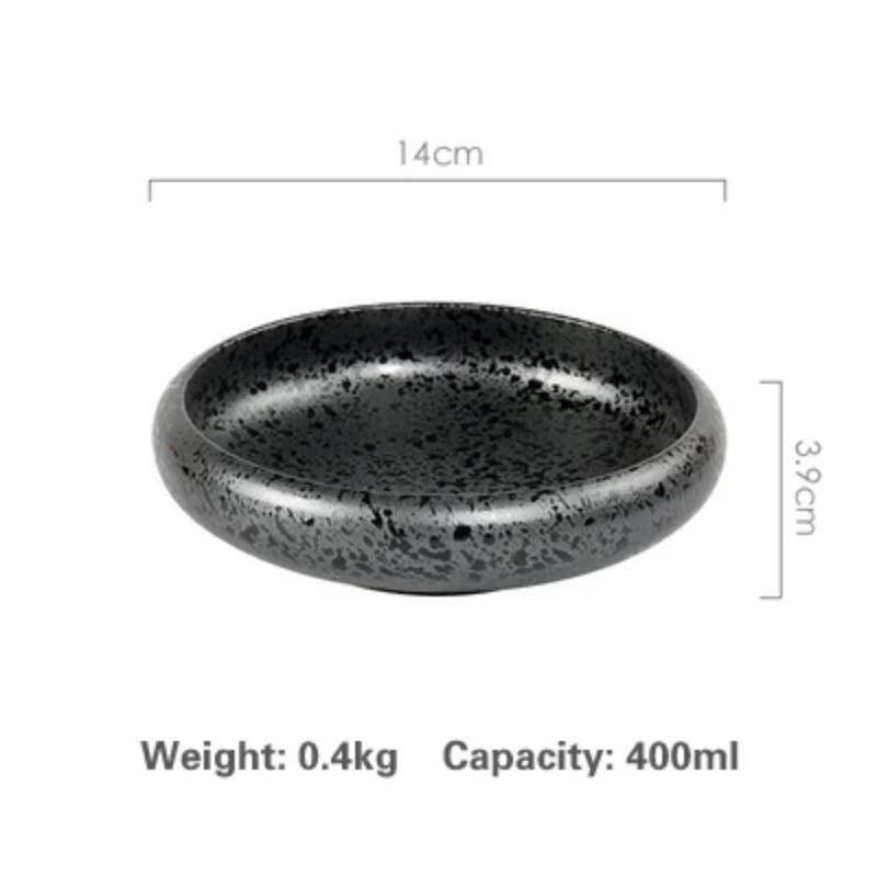 14cm  sell Creative retro ceramic sushi dishes tray Sauce Chili pepper snacks small dishes gold plates set dinner dishes sets