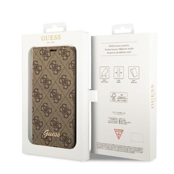 Guess Gubkp14Xhg4Shw Iphone 14 Pro Max6,7 Brun/Brown Bok 4G Vintage Gull Logo