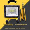 Portable LED Floodlight: Super Bright Handheld, Long Battery Life, Ideal for Outdoor and Construction Sites.