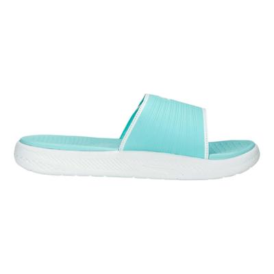 Bequeme Vielseitige Schnelltrocknende Stoßdämpfende Pantoletten Herrenschuhe Hellblau Weiß 382112-12