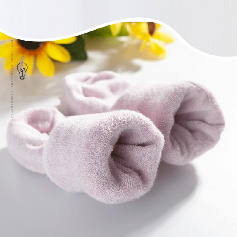 1 Pairs Winter Warm Wool Women Socks Thicken Plush Solid Color Christmas Against Cold Snow Soft Therma Sleep Sock