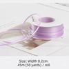 New 2mm Satin Ribbon DIY Double Sided Bow Making Ribbon Glossy Finish Solid Color Gift Packaging Ribbon Gift Box Decoration