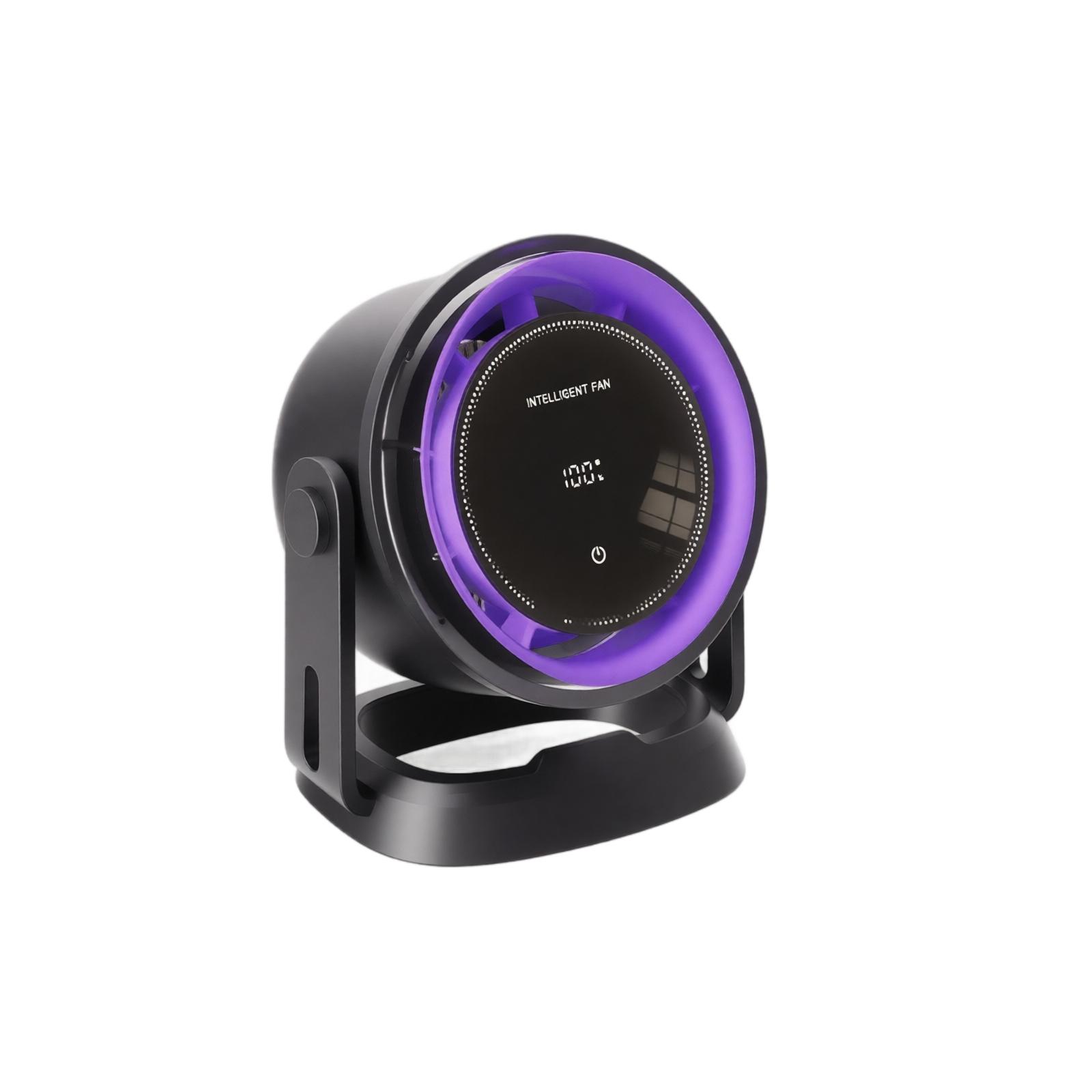 High Speed Desktop Fan Rechargeable Wall Mounted Fan Air Circulation Fan 180 Degree Adjustable Quiet Operation Portable Fan one size