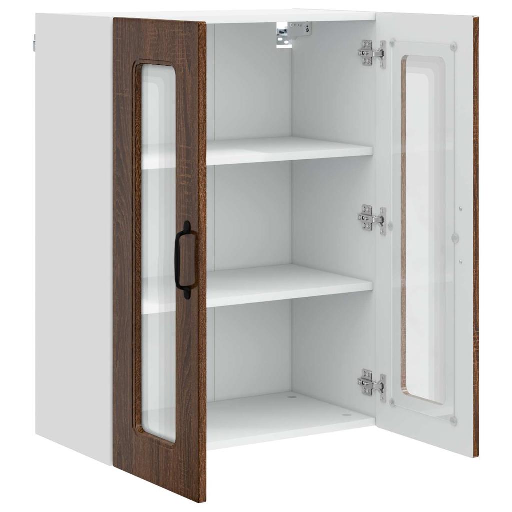 Dishwasher Front Panel Kalmar Brown Oak Effect 60 x 31 x 80 cm