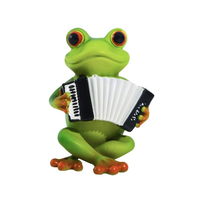 Instrument Frogs Figurines Frogs Statue Garden Decors Landscape Decors Animal Figurines Sculpture Table Centrepieces