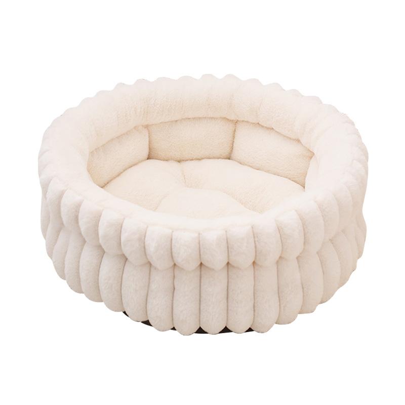 

Утолщенная влагостойкая лежанка для питомцев, зимняя теплоизоляция, домик для кошек и собак, моющийся съемный чехол, коврик для питомцев, прочная подушка для маленьких питомцев 40x40cm белый