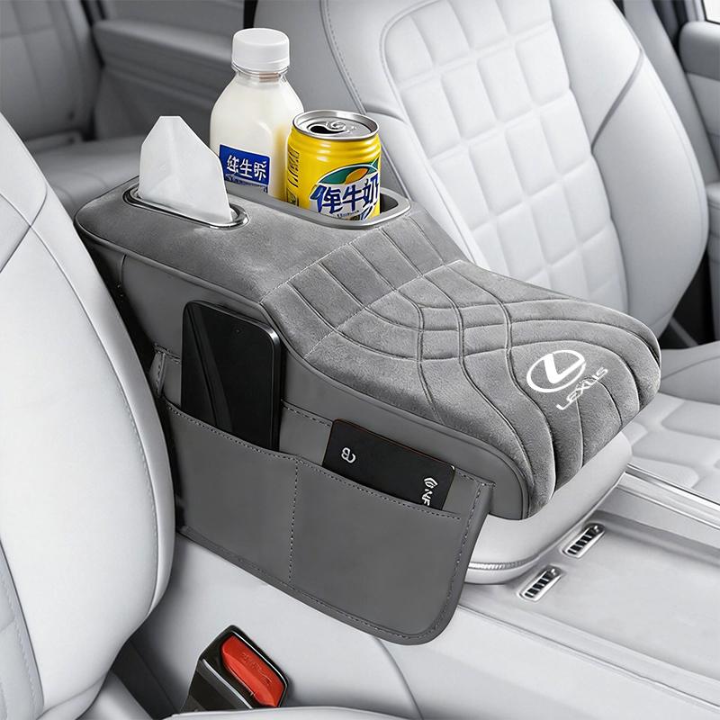 EAV3 Storage Box Elbow Rest Tissue Box Central Support Car Storage Organizer For Lexus ES RX NX LS UX LM LX GX LC RZ IS CT GS RC HS
