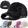 Casquette de Baseball unisexe en coton délavé, de haute qualité, en Denim uni, ajustable, décontractée, pour l'extérieur, Streetwear, à la mode, nouvelle collection