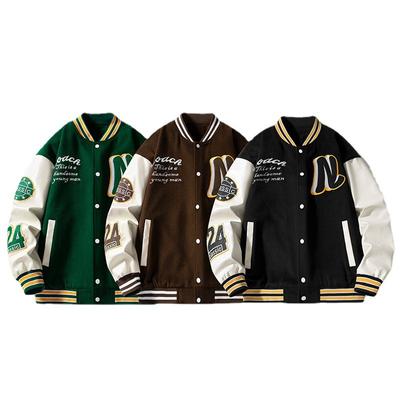 Autumn Baseball Uniform Men 'S Embroidered Jacket Casual Jacket