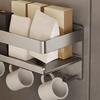 Punch Free Refrigerator Magnetic Shelf Wall Mounted Spice Rack  Washing Machine