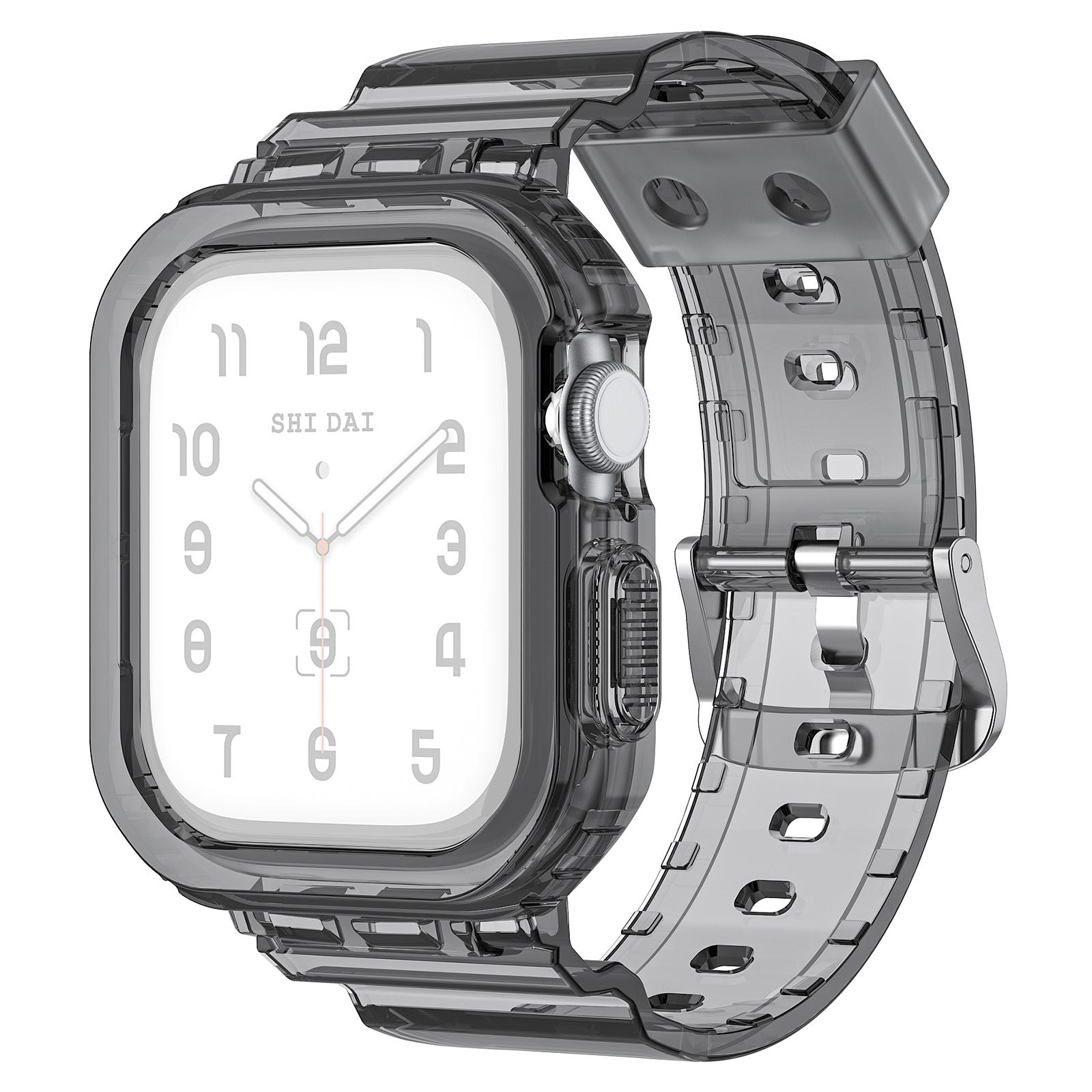 

Integrated TPU Strap + Watch Case for Apple Watch Series 10 42mm/9 8 7 41mm/SE (2023) SE (2022) SE 6 5 4 40mm/3 2 1 38mm E