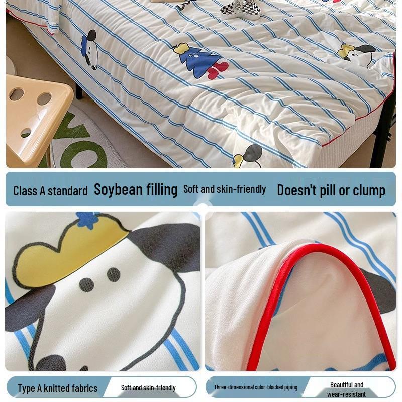 Leichte Baumwoll-Kinderbettdecke - Maschinenwaschbare Sommerdecke