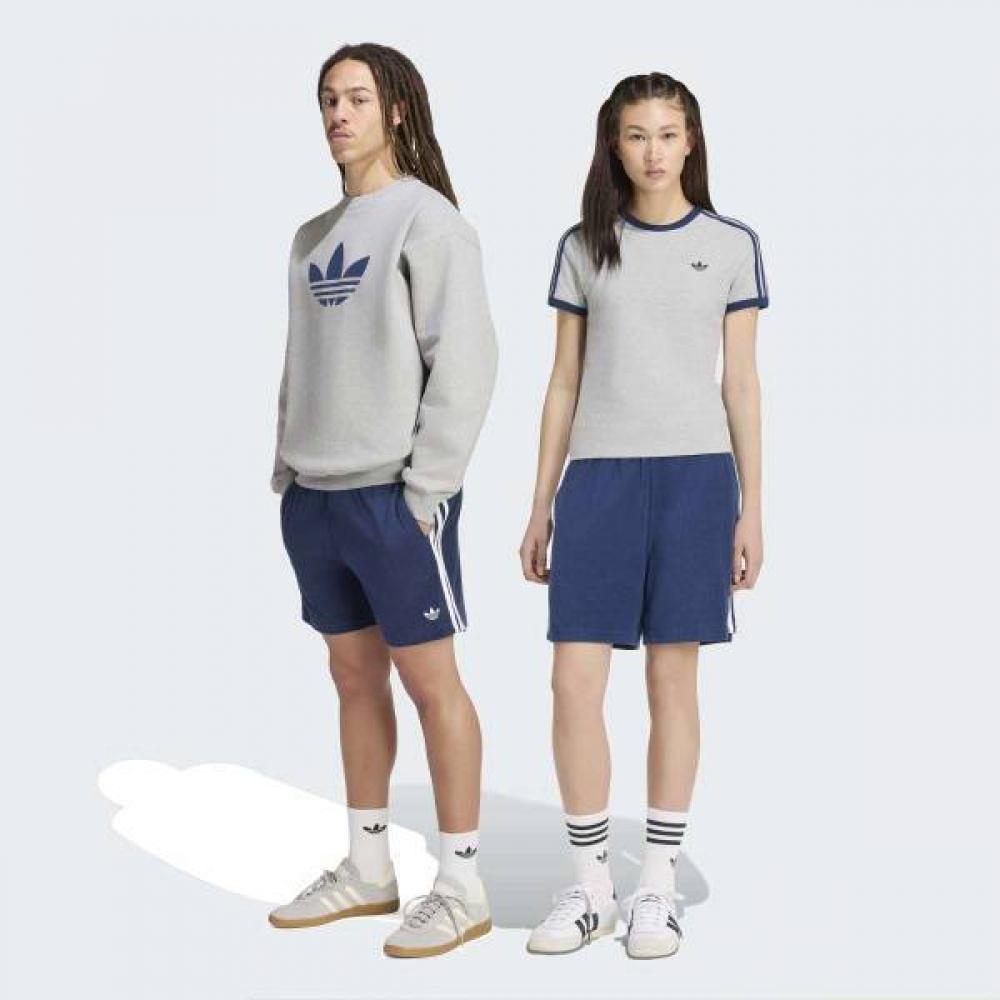 Adidas Расслабленный Удобный Свободный Крой Материал Махровый XS