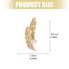 Unique Pearls And Feather Brooch Lightweight 7g Sturdy Zinc Alloy Material Lapel Pin For Daily Comfortable Wear