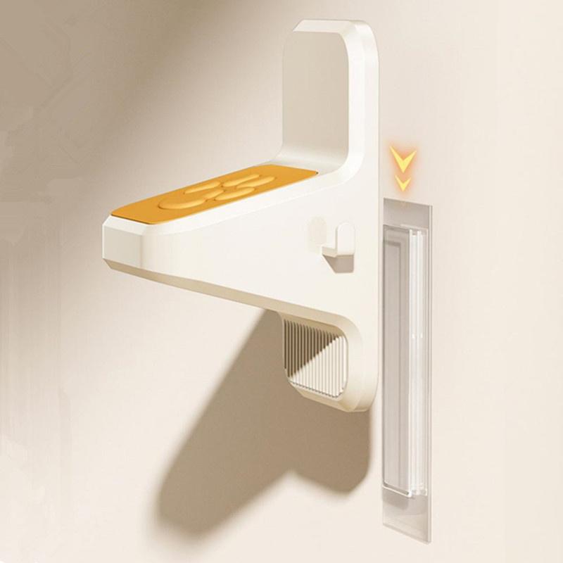 Non Perforated Self Adhesive Bathroom Foot Pedal Non Slip Rest Shaving Leg Step Aid Wall Mounted Shower Foot Rest Home Accessory