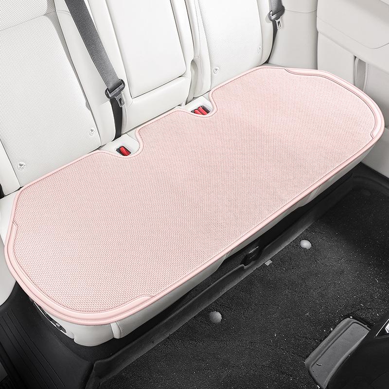 2026 New Ice Linen Car Seat Cushion Set: Breathable Ventilated Three-Piece or Seven-Piece for Spring/Summer