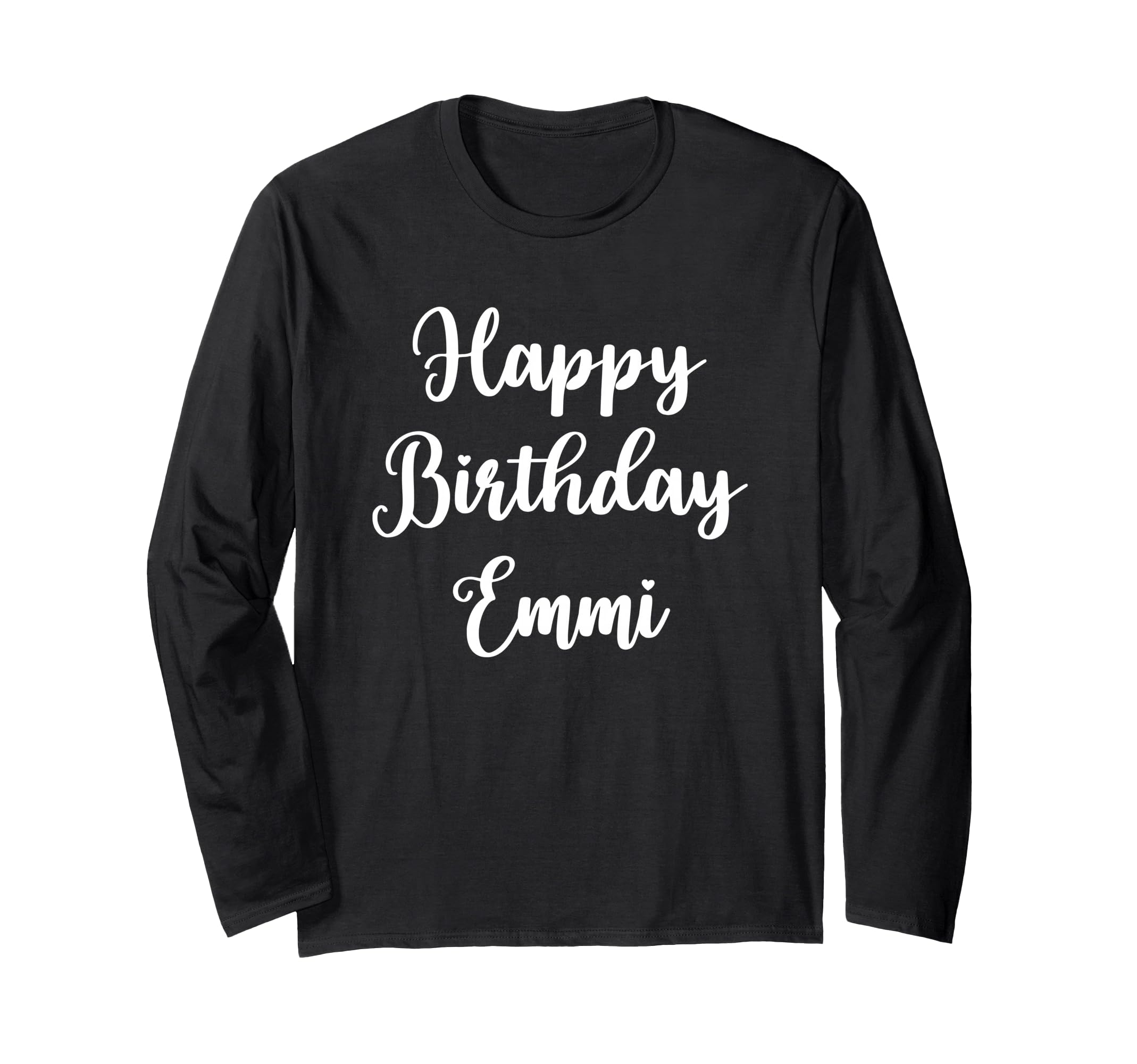 

Happy Birthday Emmy Long Sleeve T-Shirt чёрный
