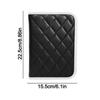 PU Leather Jewelry Packaging Box Zipper Closure Jewelry Organizer Case  Home Storage